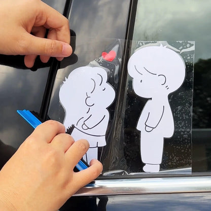 【3 sztuki w 1 opakowaniu】Lovely couple car sticker