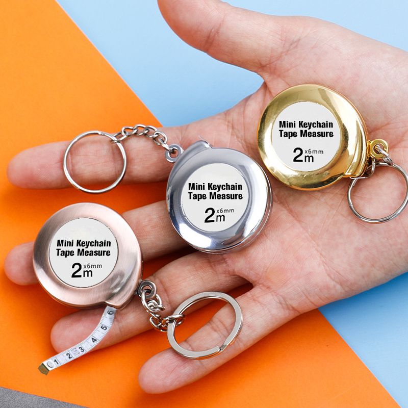 【🔥Kup 1 i otrzymaj 1 gratis】2m Mini Keychain Tape Measure