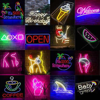 【Płatność za pobraniem】Neon LED dzielony