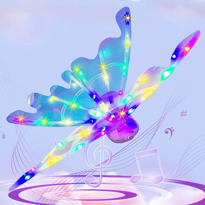 Akumulatorowe elektryczne skrzydła wróżki z oświetleniem LED i muzyką