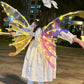 Elektryczne skrzydła motyla z oświetleniem muzycznym