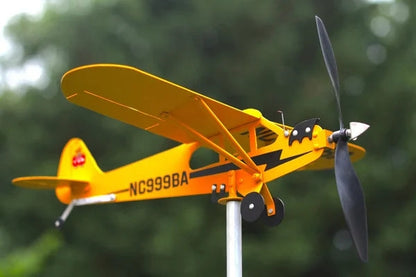 Piper J3 Cub Samolot Weathervane - Prezenty dla miłośników latania