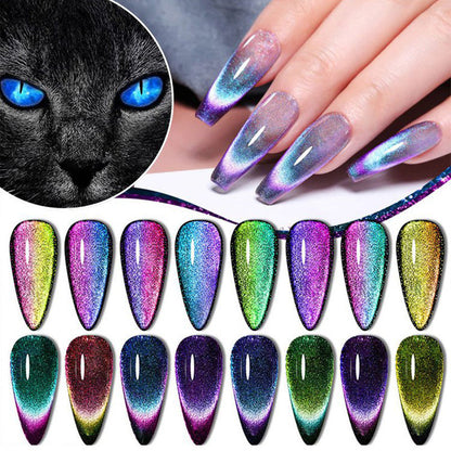 🎁Wykwintny prezent🎁 - 💅lakier do paznokci Super Galaxy Cat's Eye✨✨✨