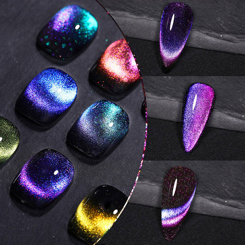 🎁Wykwintny prezent🎁 - 💅lakier do paznokci Super Galaxy Cat's Eye✨✨✨