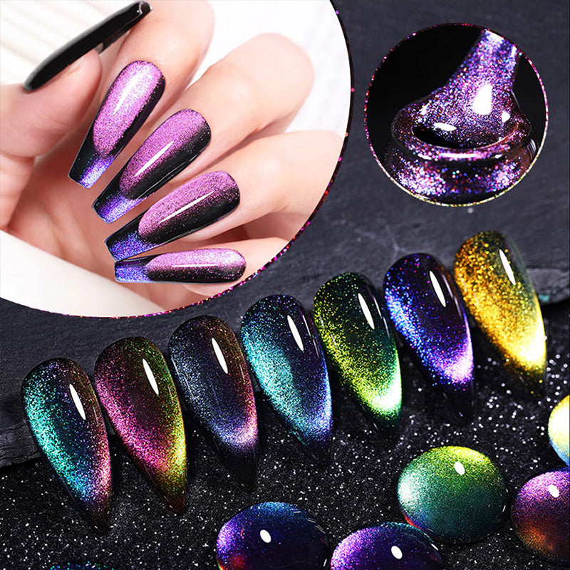 🎁Wykwintny prezent🎁 - 💅lakier do paznokci Super Galaxy Cat's Eye✨✨✨