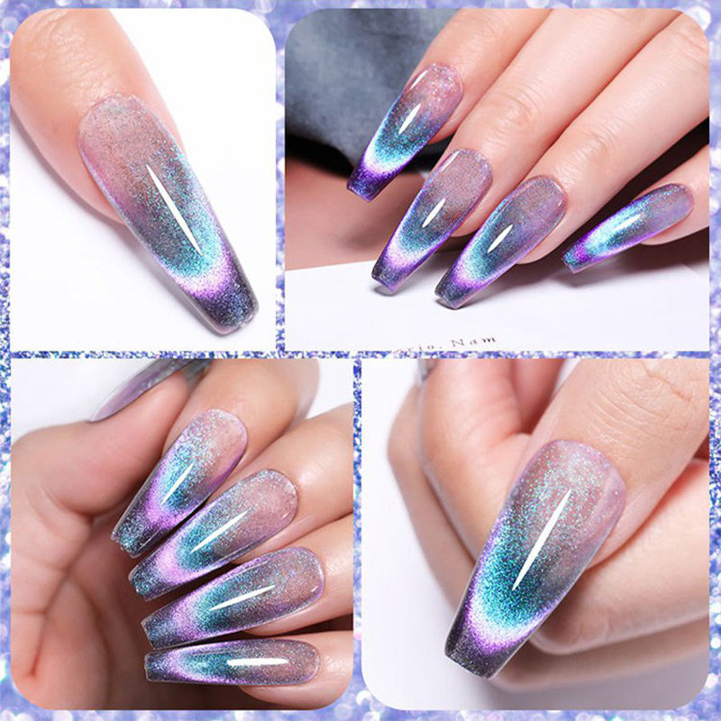 🎁Wykwintny prezent🎁 - 💅lakier do paznokci Super Galaxy Cat's Eye✨✨✨