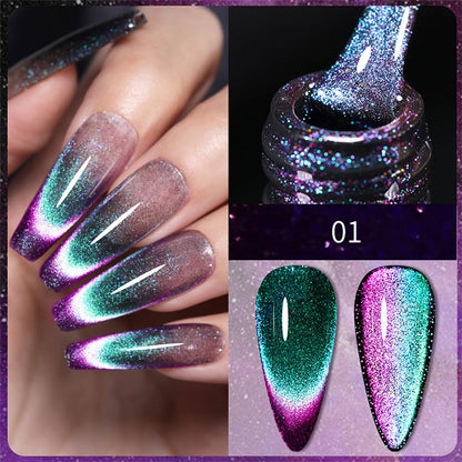 🎁Wykwintny prezent🎁 - 💅lakier do paznokci Super Galaxy Cat's Eye✨✨✨