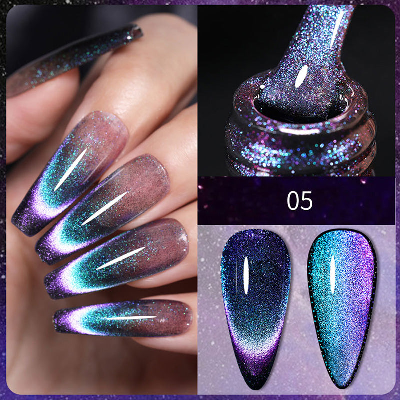 🎁Wykwintny prezent🎁 - 💅lakier do paznokci Super Galaxy Cat's Eye✨✨✨