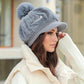 🎁Najlepszy prezent dla niej 🎁👒 - zimowa czapka damska z krótkim rondem🥰